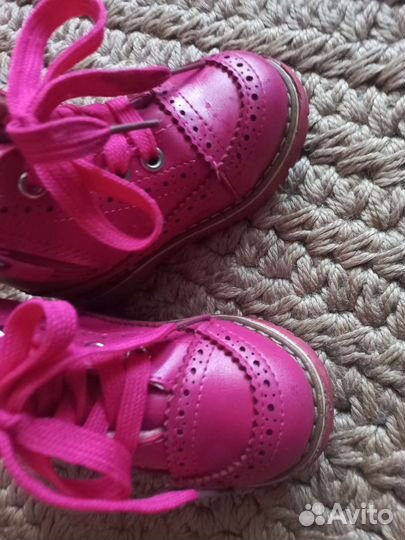 Ботинки на девочку 23 размер