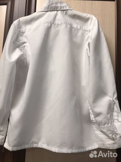 Рубашка белая для мальчика 98р