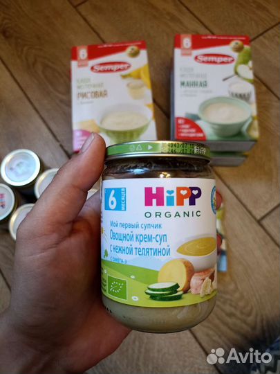 Детское питание semper, hipp