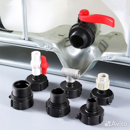 Краны на Еврокубы 1000л Кубовые Емкости Кубовики