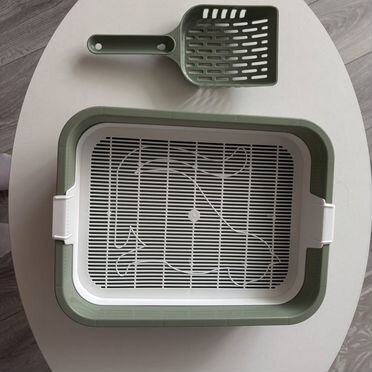 Лоток для кошек с совком