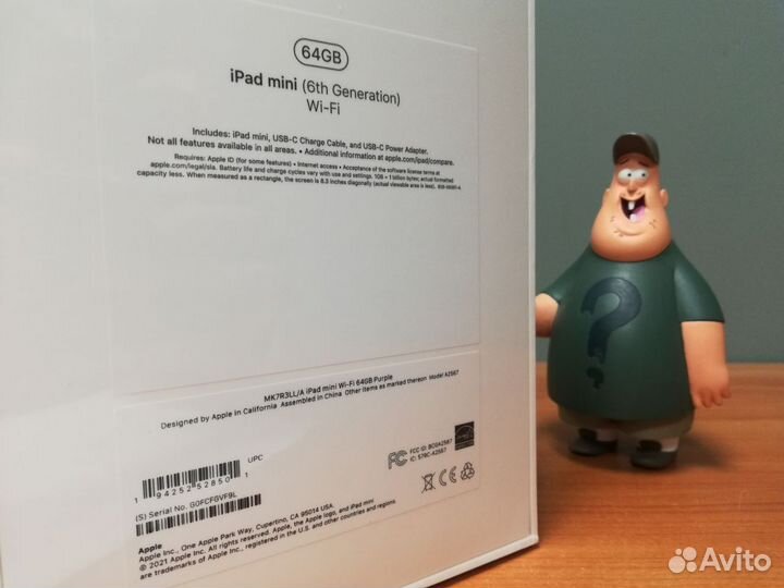 Apple iPad Mini 2021 64Gb Wi-Fi Purple MK7R3LL/A