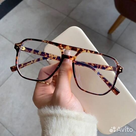 Очки леопардовые