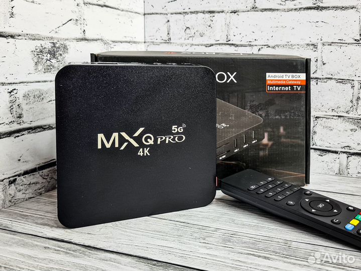 Android приставка для тв 4k новая + IvI на 6мес