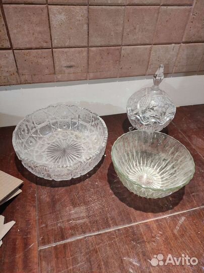 Хрустальная салатница