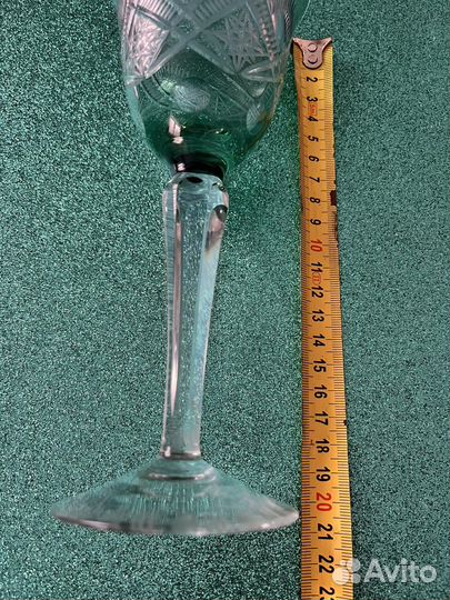 Бокал Германия цветной хрусталь