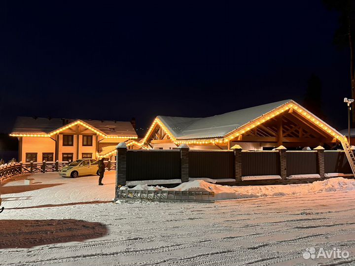 Новогодние оформления домов