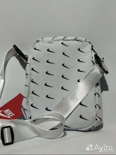 Сумка белая Nike Heritage Swoosh Wave