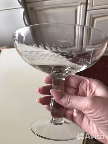 Вазочка стеклянная времен СССР