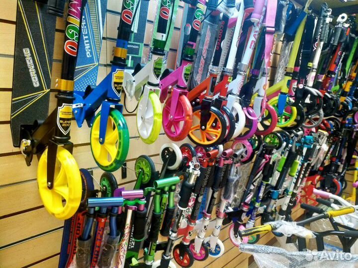 Самокат для взрослых девочек и мальчиков