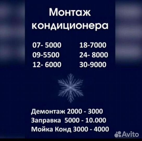 Установка кондиционеров