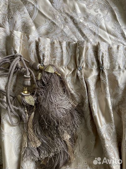 Комплект штор с подвязками