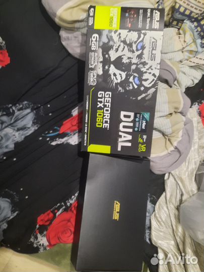 Видеокарта gtx 1060 6gb asus dual