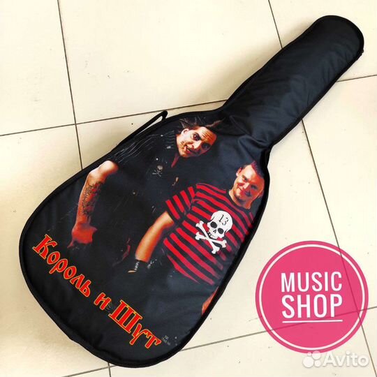 Чехол на гитару с принтом Король и Шут (Горшенев)