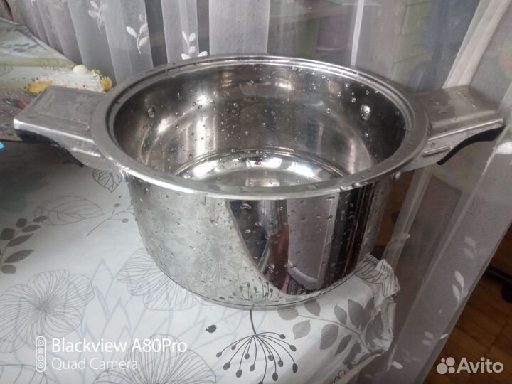 Кастрюля из нержавейки большая