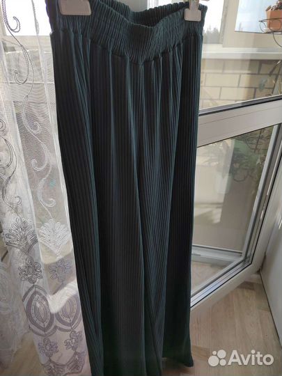 Брюки палаццо лапша