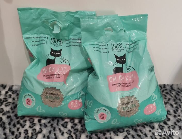 Наполнитель Си Си Кэт голубая глина