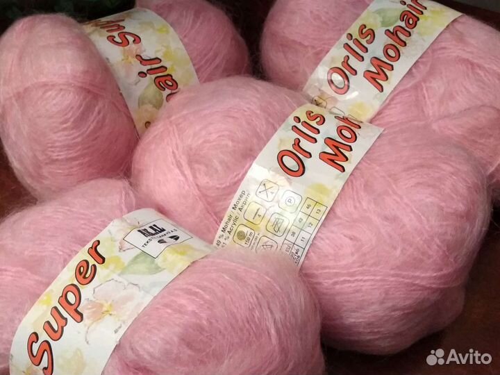 Пряжа мохер