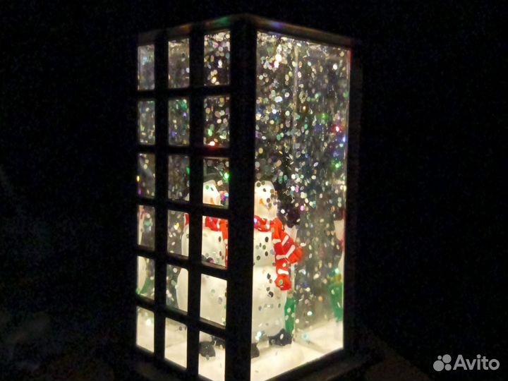 Домик светящийся новогодний