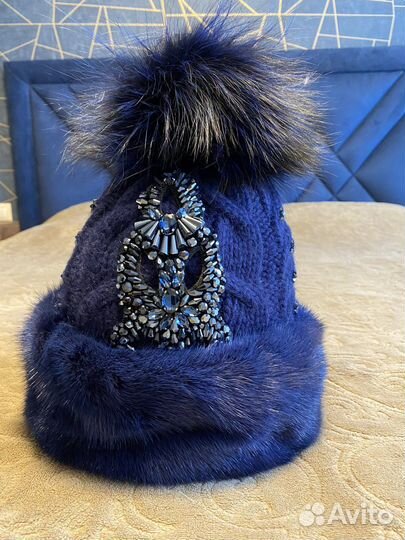 Шапка женская норковая новая
