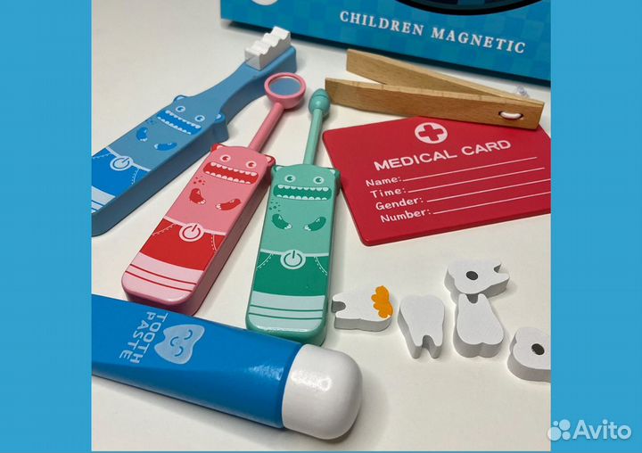 Детский набор-книга доктора/стоматолога, новый