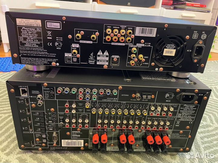 Av ресивер pioneer SC-LX71, проигрыватель Blu-ray