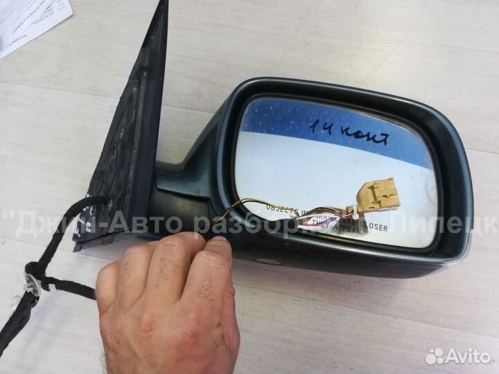 Зеркало правое 14 контактов Touareg дорестайл