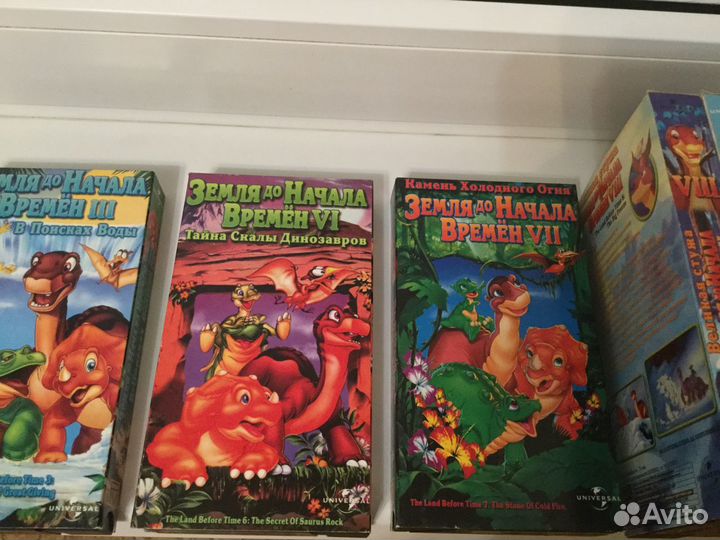 Видеокассеты с детскими мультфильмами