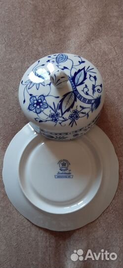 Масленка гжель ГДР новая