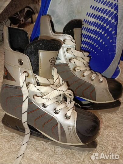 Коньки хоккейные, размер 36