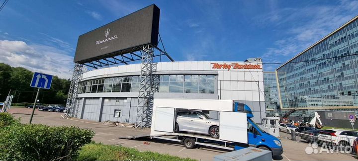 Крытый эвакуатор автовоз по России