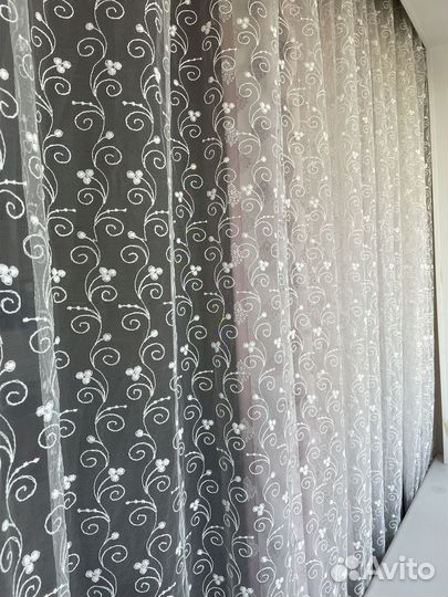 Комплект шторы и тюль