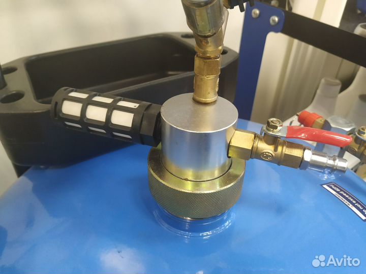 Установка для замены масла с щупами и ванной 80 л