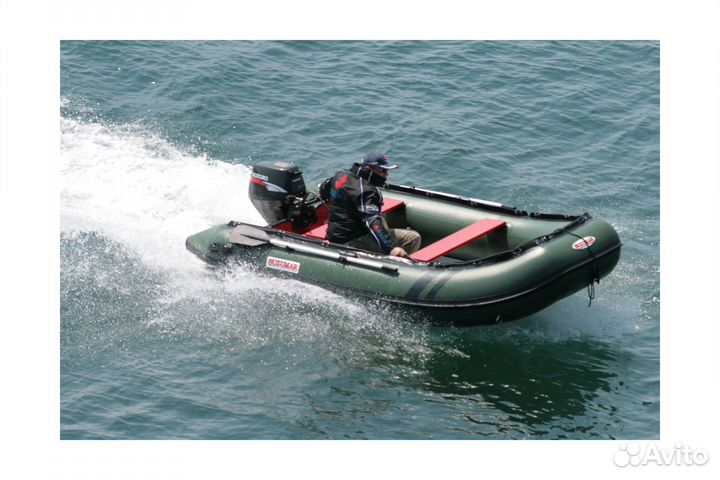 Лодка пвх suzumar 360AL зелёная