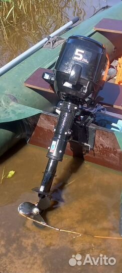 Лодочный мотор Hidea HDF5HS 4х тактный