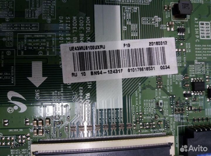 LED TV Samsung серий JU,KU,MU,NU,RU - запчасти