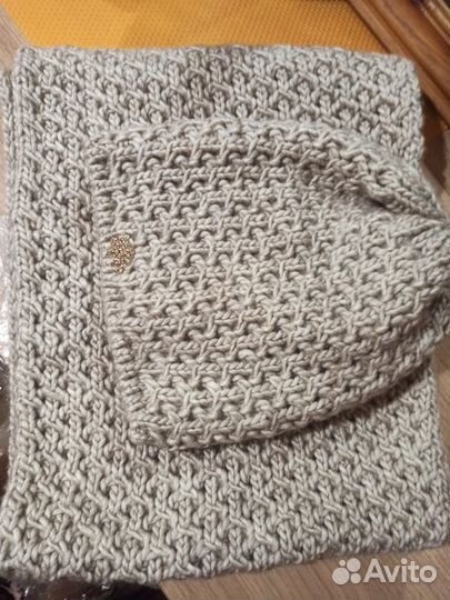 Зимний комплект женский (шапка+снуд)