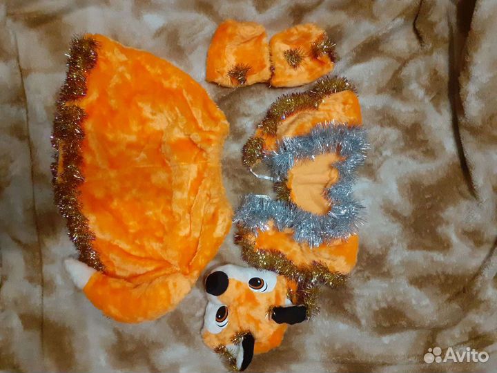 Новогодний костюм лисички