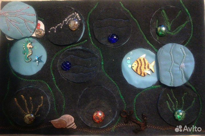 Развивающий коврик-книжка, для детей