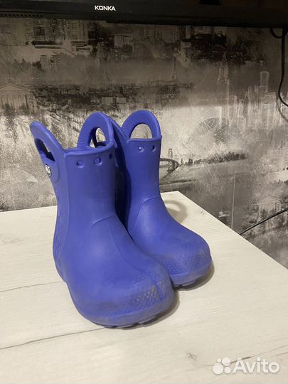 Резиновые сапоги crocs c7