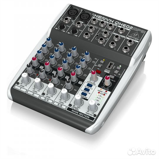 Behringer QX602MP3 микшерный пульт 6 каналов
