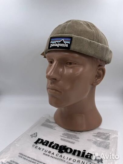 Кепка докер Patagonia хлопок бежевая