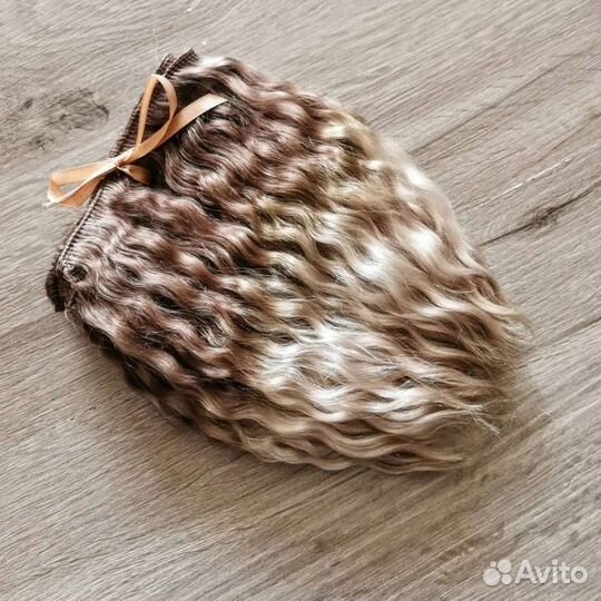 Волосы для кукол, трессы из козочки