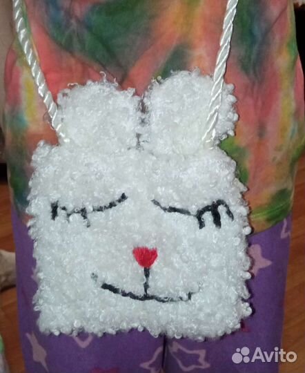 Детская плюшевая сумочка