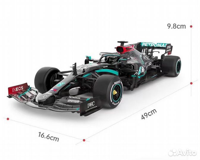 Модель болида F1 Mercedes Petronas W11 EQ Performa
