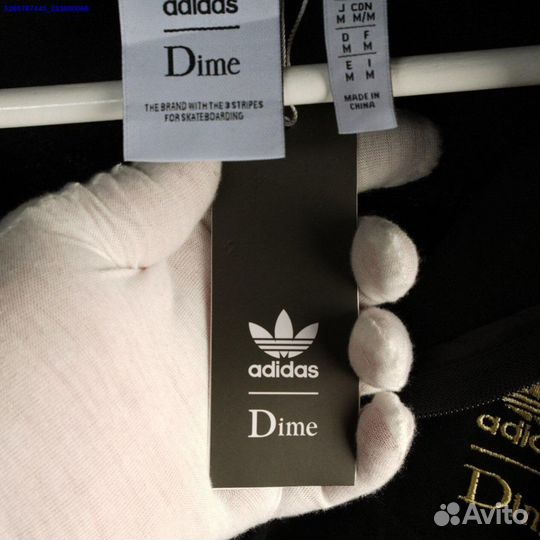 Олимпийка Adidas x Dime черная кофта