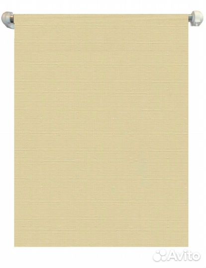 Штора рулонная Мини Эконом Лен Шантунг 43х160 см