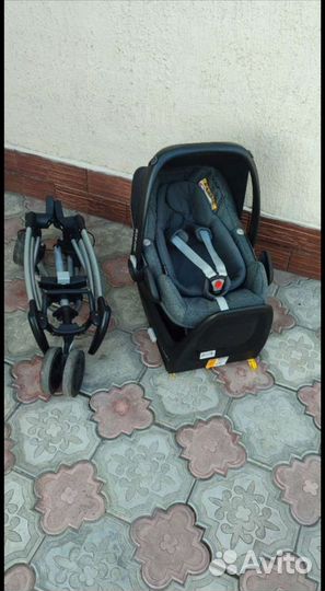 Автолюлька maxi cosi pebble plus с базой isofix