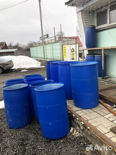 Бочка 227л б/у мытая