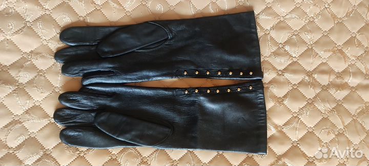 Перчатки женские кожа 8раз